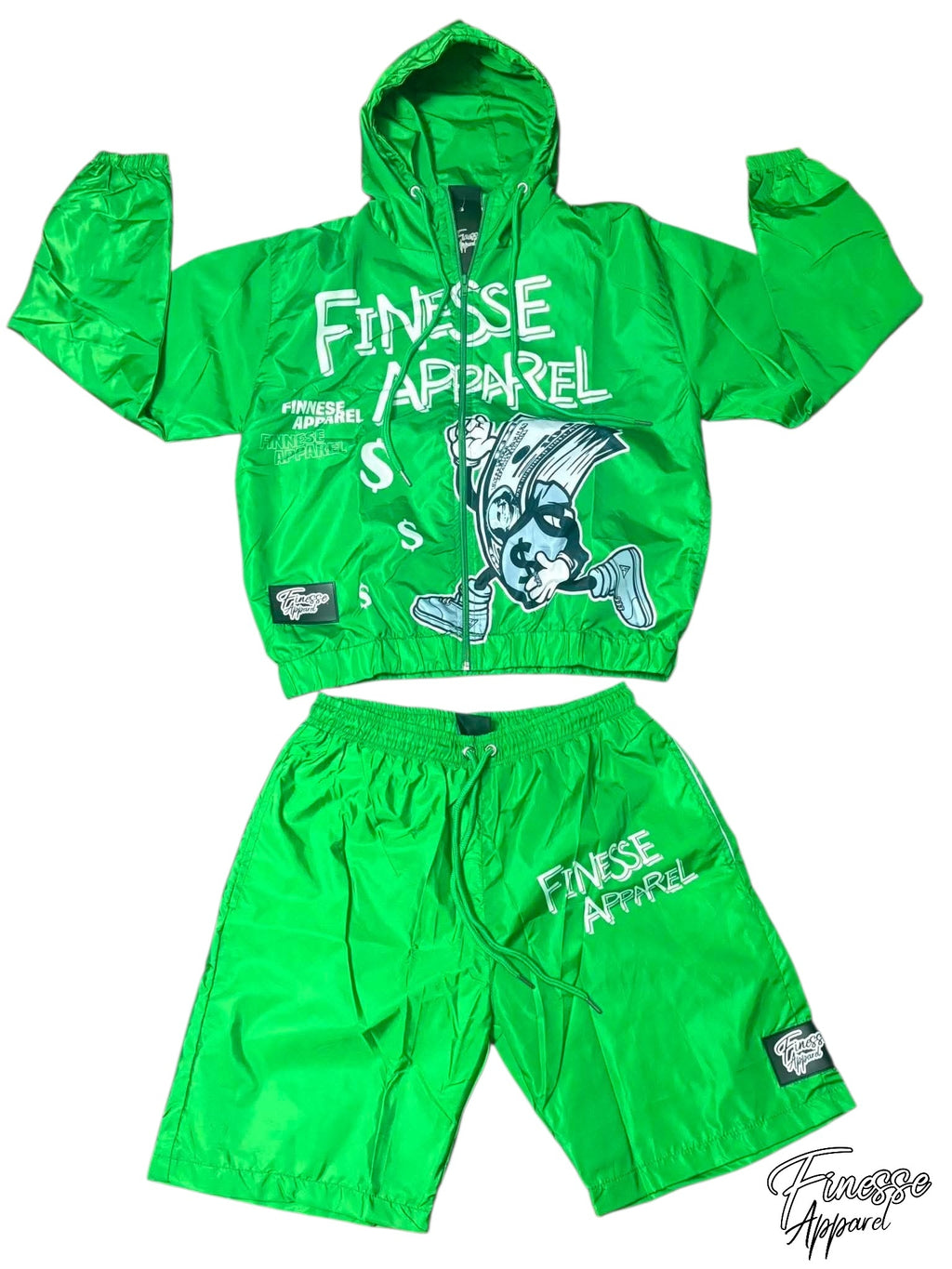 Windbreaker short set
