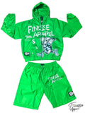 Windbreaker short set
