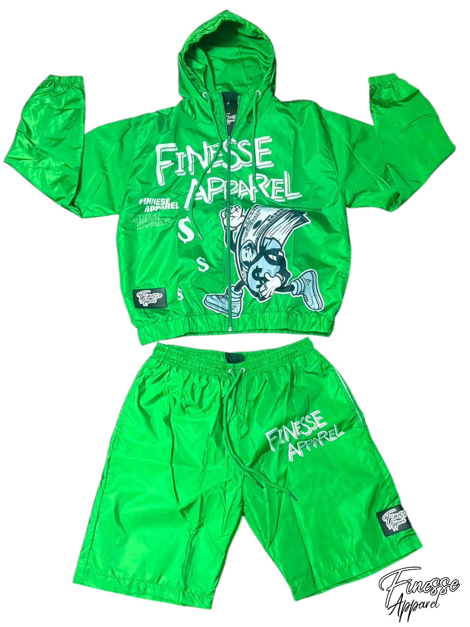 Windbreaker short set