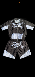 Nylon short sleeves set